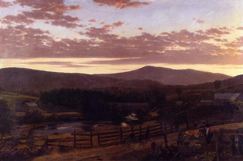 Frederic Edwin Church Ira Mountain, Vermont France oil painting art